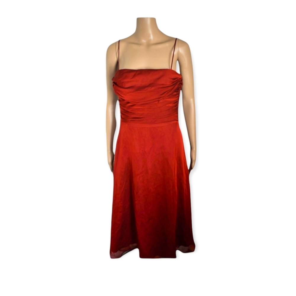 NWT| Eliza J {ELEGANT CHIFFON RUCHED DRESS}